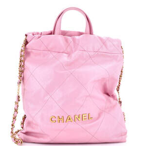 Chanel Medium 22 Chain Backpack Quilted Calfskin